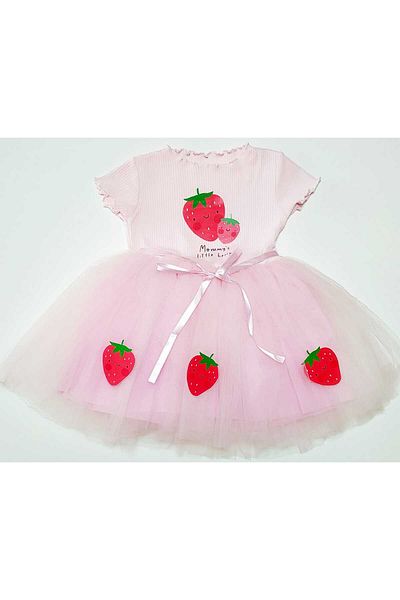 Fenomen Kids Strawberry Tutu Lined Dress