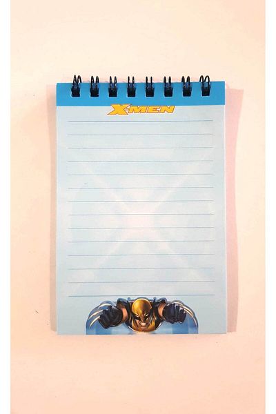 Gıpta X Man Wire Pocket Memo Pad Striped 40 Sheets