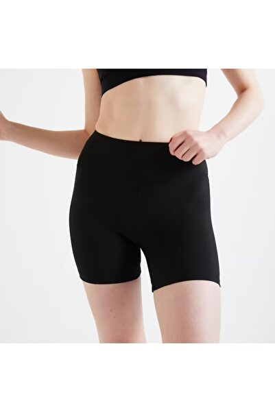 Decathlon DOMYOS Kadın Fitness / Kardiyo Şortu - Siyah - FST 100