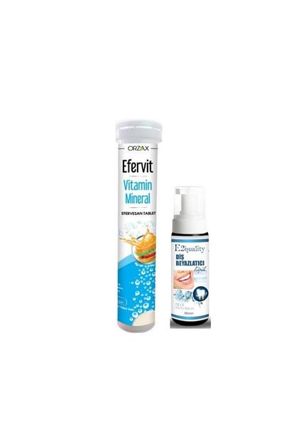 Ocean Orzax Efervit - 20 Tablets Multivitamin and Mineral Whitening Tooth Mousse Gift