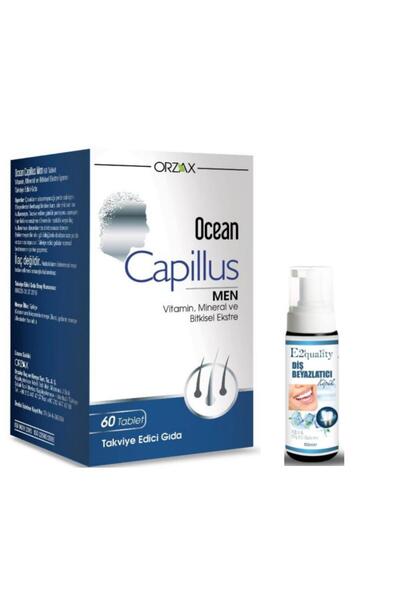 Ocean Capillus Men 60 Tablets - Teeth Whitening Foam