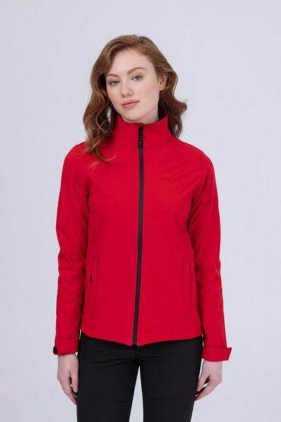 2AS Jachetă subțire Softshell pentru femei, roșie