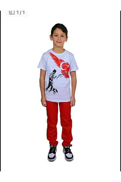 NOBLE STORE 23 Απριλίου Σετ μπλουζάκι και παντελόνι για παιδιά - εμπριμέ ρούχ...