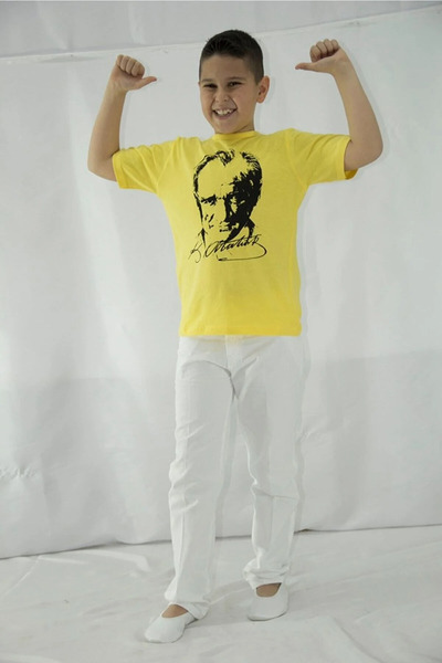 NOBLE STORE 23 Απριλίου Παιδικό σετ μπλουζάκι και παντελόνι UNİSEX - NBL243