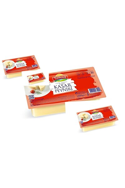 Türkova Tam Yağlı Taze Kaşar Peyniri ( 4 X 1000 Gr )