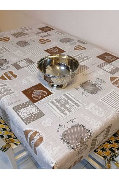 Başak Ev Tekstili PVC ULNOB WITH NON-SLIP BASE - PATTERNED DELEABLE TABLE CLOTH