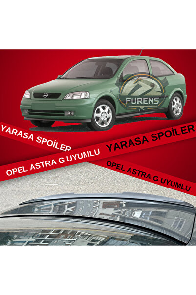 Furens Opel Astra G Bagaj Üstü Uyumlu Yarasa Spoiler Bagaj Çıtası Piano Black
