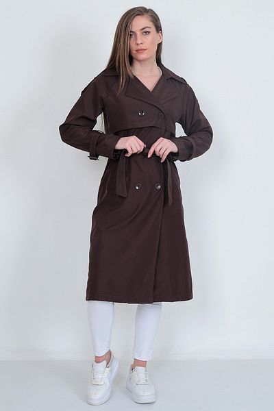 NARİKA TRENCHCOT LINED BONDIG FABRIC REGLAN SLEEVE