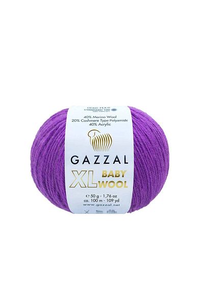 Gazzal Baby Wool XL Πλεκτό Σχοινί |   Βιολέτα 815