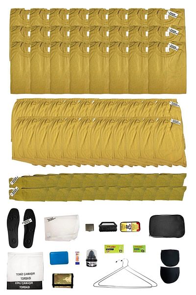 Asker Marketi Economic Soldier Set of 24: Clean Dirty Bag - Soldier Supplies - Soldier Package