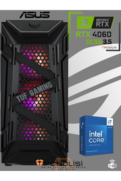 Pcbox ASUS INTEL CORE İ7 14700F / 16GB DDR4 / 1TB 3300-3100 MB /s M2 SSD / RT...