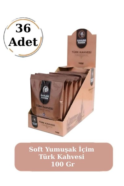 Sahure Hanım Premium Fresh Ground Soft Soft Drink Turkish Coffee with Plenty ...