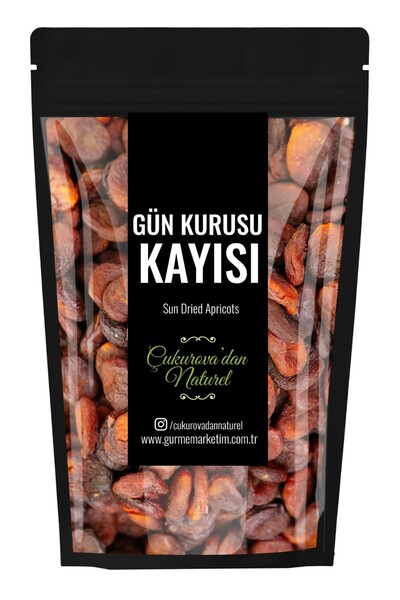 Cukurovadan Naturel Malatya Gün Kurusu Kayısı Jumbo 100 Gr