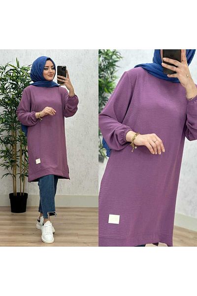 azzebutik 8480 Melisa Tunic - K35 Lilac