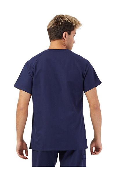 Wio Uniform BASIC Men's Cotton Navy Blue Uniform Top