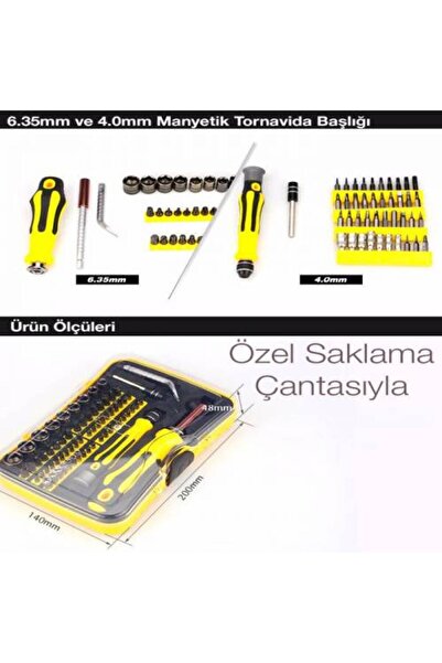 Baseus Polham 70 Parça Tornavida Seti, Manyetik Uçlu Çantalı Beyaz Eşya, Telefon, Bilgisayar Tamir Seti