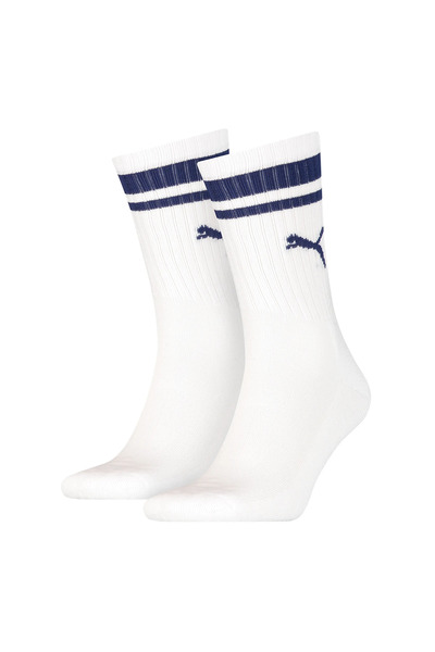 Puma unisex CREW HERITAGE STRIPE 2P κάλτσες - 90794403