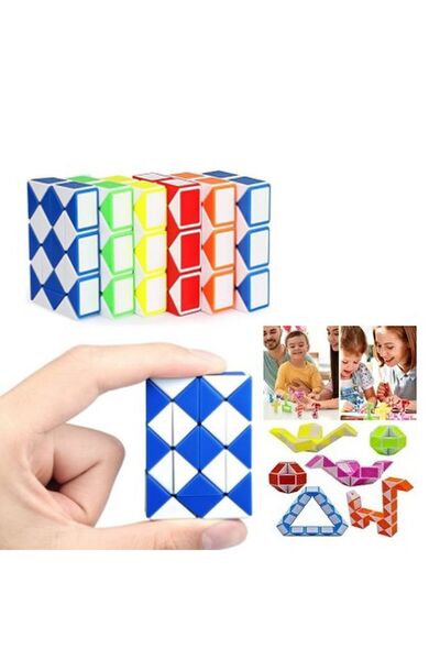 Hayatı Kolaylaştıran Ürünler Bibizde 24 PARÇA MAGİC SNAKE YILAN ZEKA KÜPÜ MİNİ BOY