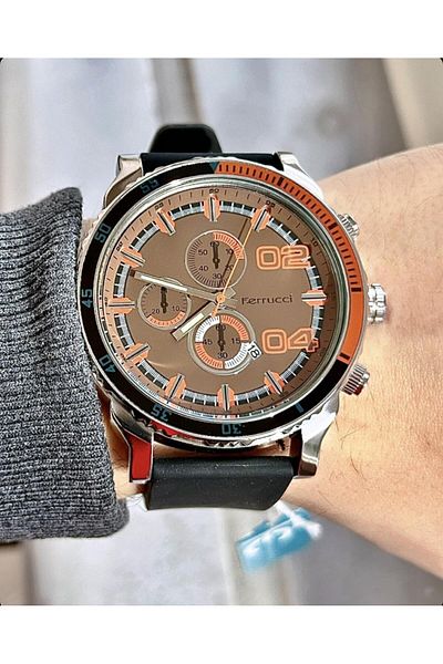 Ferrucci Men's Plastic Cord Wrist Watch