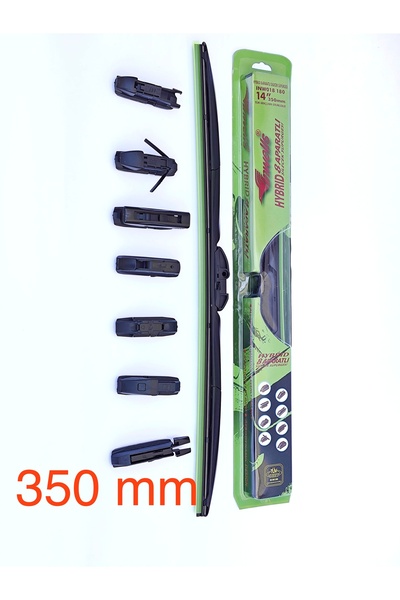 Inwells İnwells 8 Aparatlı Yeni Hybrid Silecek  350 mm Her araca uyum sağlar.