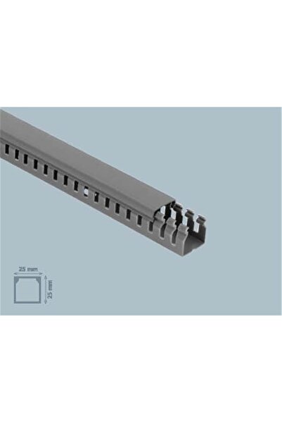 Mutlusan 25X40 Delikli Pano Kanalı Gri 1 Metre 4 Adet