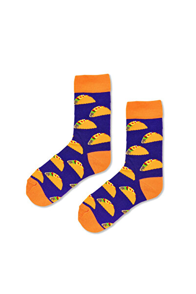 Socks Stations Colorful Patterned Socks Box of 6 Fast Food Patterned Colorful Special Socks