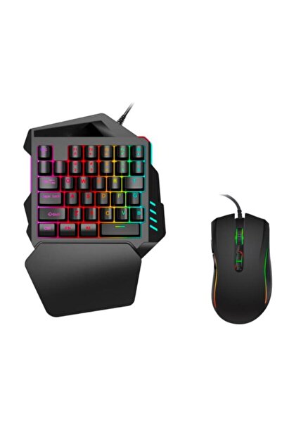 Ally Mobile Hxsj V100 A869 Gaming 7200 Dpı 7 Rgb Işıklı Oyuncu Klavye Oyuncu ...