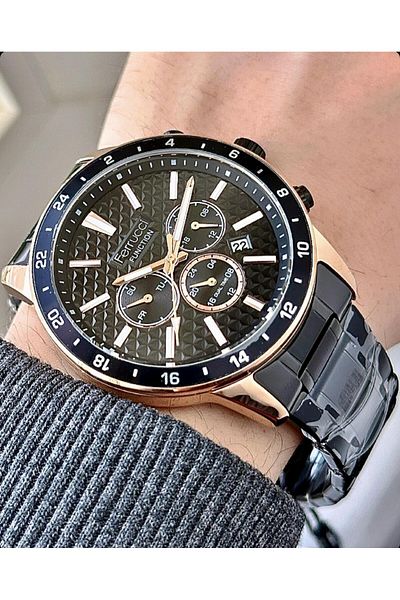 Ferrucci Men's Functional Steel Cord Wristwatch