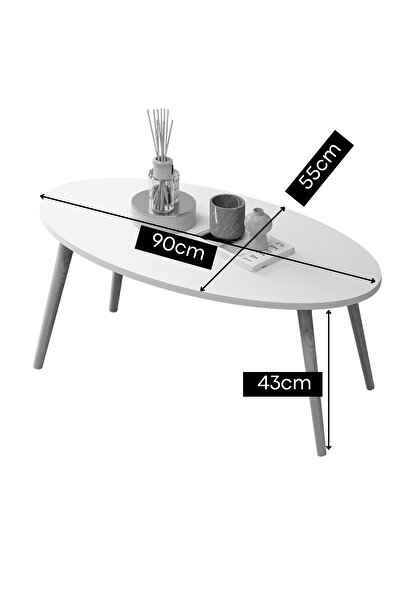 Monte Sehpa Elips Orta Sehpa