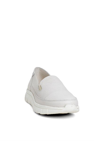 Mammamia D24YA-3620 Women's Leather Casual Shoes Bone