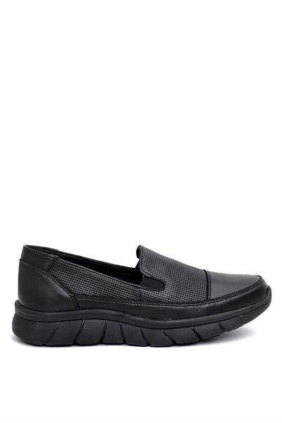 Mammamia D24YA-3620 Pantofi ocazional din piele de damă negri