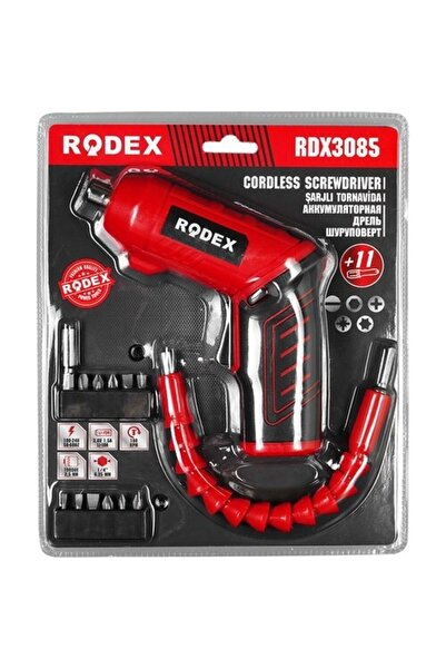 teknotrust Uç Setli Mini Akülü Vidalama Rdx3085 12 Parça Aküsüz Darbesiz 2 Vo...