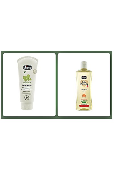 Chicco 2'li Pişik Önleyici Krem & Baby Moments Doğal Masaj Yağı