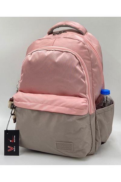 Bevitton Ανθεκτικό στο νερό Custom Betto's Fabric Γυναικείο σακίδιο μινκ σε σκόνη 34100