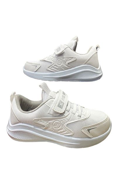 ALTUNTAŞ Adidași pentru băieți, cu talpă confortabilă, pantofi sport casual - alb