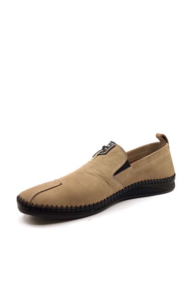 AYAKKABIMOOD Shoesmood Gamze 308 Sand Leather Ανδρικά Casual Παπούτσια