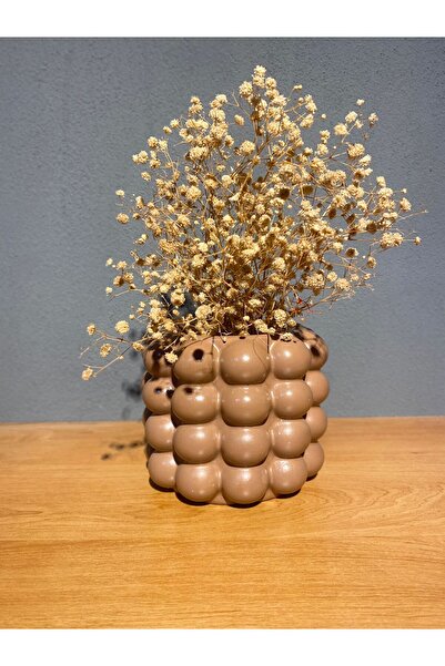 MuelleConcept Dekoratif Bubble Vazo Kaşıklık Kahve