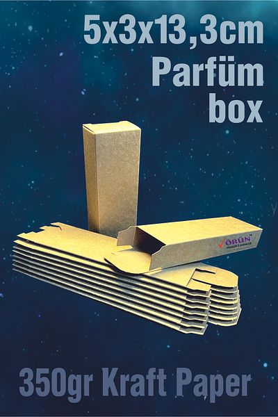 Örün Matbaa Kraft 5X3X13,3Cm Ready-Made Product Box 15 Pieces