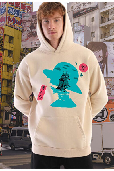 FG KONNİCHİWA ONE PIECE Σχεδιασμός Anime Φούτερ με κουκούλα Φούτερ με κουκούλ...