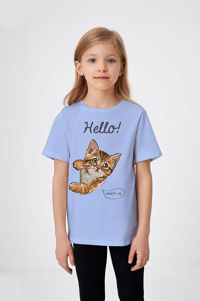 ADABEBEK Tricou cu imprimeu pentru fetiță What&#39;s Up