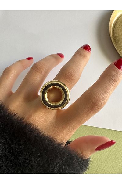 ringbox Curved Ring Women's Gold Ring