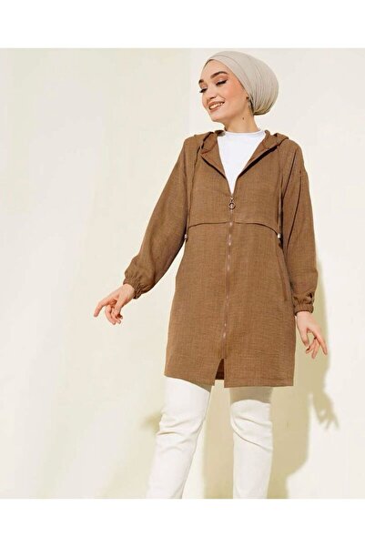 YILMAZBARMAZ γυναικείο παλτό μέσης κορδόνι