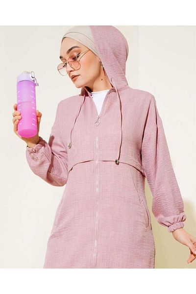 YILMAZBARMAZ women jacket with waist cord