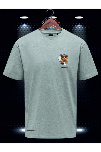 HOFFNUNG Μπλουζάκι Μπλουζάκι με στάμπα Unisex A Bear Under the Rain