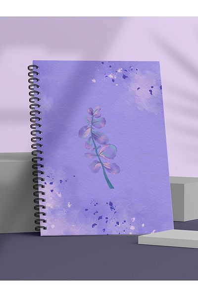 Fobinote Spiral School Notebook 80 sheets (1 Piece) - A5 Size Lined Notebook