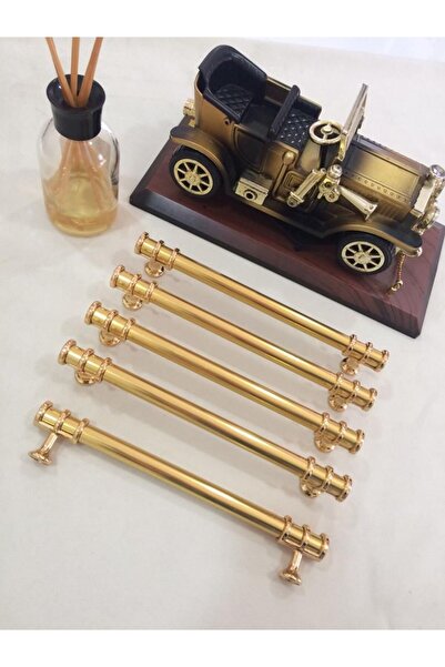 Çetinkaya Sümbül Gold Mobilya Dolap Çekmece Kulplar 224mm 12 Adet