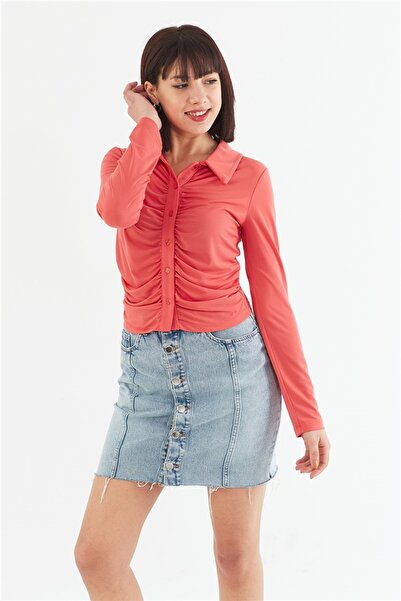 Nisan Жіноча блузка з рюшами Coral