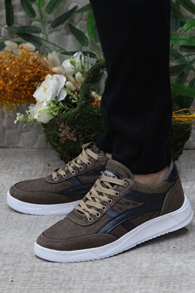 fort Ανδρικά παπούτσια Dks 2004 Mink Light, άνετα, λινά αθλητικά παπούτσια