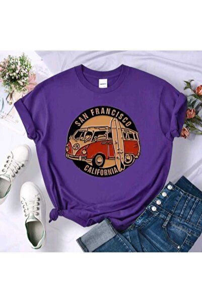 MAGORS STIL-X CALIFORNIA PRINTED Oversize kroj MOLD, CROCHET NECK, 1% 100% pa...