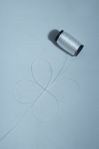 Eskişehir hobi sanat 40 μέτρα Λευκό Χρώμα 0,4 mm Σχοινί Προσευχής